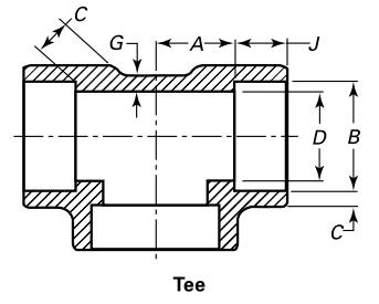 Socket Weld Tee Socket Weld Tee